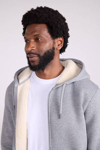 Wholesale Customized Logo Latest 100% Cotton Fleece Pullover Hoodie Men's Ribbed Hem Cuffs Casual Wear Autumn Eco-Friendly - Product Image 3