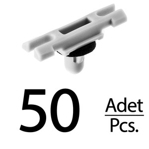 Clips en verre nickelé pour BMW 3 F30 E90 E91 - 50 pièces - Product Image 1