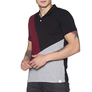 Chemises pour hommes en tricot de qualité supérieure, anti-rides, en spandex/polyester, couleur unie - Vêtements de sport de haute qualité, décontractés, en solde - Product Image 3