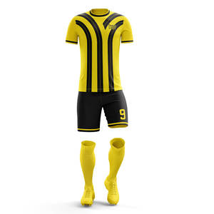 Uniformes de Fútbol Personalizados Sublimados con Impresión de Logotipos, Nombres de Equipos, Servicios OEM, Conjunto de Ropa Deportiva - Product Image 1