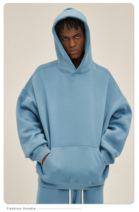 Sudadera con Capucha Unisex de Mezcla de Poliéster y Rayón, Sudadera de Forro Polar para Otoño, Sudadera con Capucha para Hombre con Logotipo Personalizado, Diseño Ecológico, Sudadera Gruesa de 180 g - Product Image 3