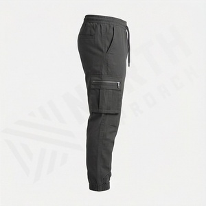 Pantalon de jogging décontracté ample et léger pour homme, pantalon de survêtement, pantalon cargo, couleur personnalisée - Product Image 3