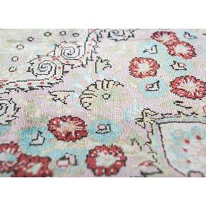 Tapis en soie viscose noué à la main Gulmarg Gold Pae-4749 pour usage domestique - Motif médaillon rectangulaire pour salon, couloir, adolescents - Product Image 3