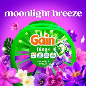 Détergent liquide en vrac de qualité supérieure Gain Flings Odor-Defense + Color Guard Moonlight-Breeze, 42 unités disponibles - Product Image 3