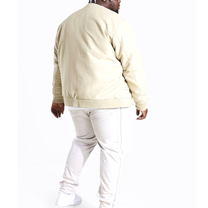 Wholesale Stylish Winter Oversize <b>Men's</b> <b>Jacket</b> Coat Plus Size Bomber Fur Custom Logo Solid Colors Made Polyester <b>Leather</b> - Product Image 2
