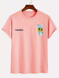 T-shirt d'été en coton pour hommes, vêtements de sport décontractés à manches longues, vêtements en vrac, mélange de vêtements en balle, vêtements d'occasion, nouvelle mode - Product Image 5