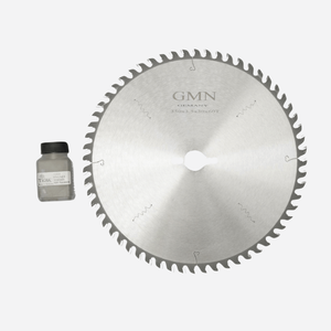 Hoja de sierra circular para carpintería industrial GMN 300x3,2x30x96T Acero soldado de alta velocidad OEM MDF contrachapado de aglomerado - Product Image 1