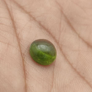 พลอยทัวร์มาลีนทรงกลม8มม. 2.04พลอยทัวร์มาลีนสีเขียวสด - Product Image 4