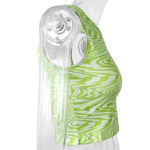 เสื้อยืดคอกลมแขนสั้นสำหรับผู้หญิงเสื้อครอปสไตล์ลำลอง - Product Image 2