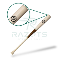 Bates de Béisbol y Sóftbol de Madera Razorts International Personalizados para Adultos y Jóvenes, Ligeros, de Alto Rendimiento, Duraderos, de 1 Pieza