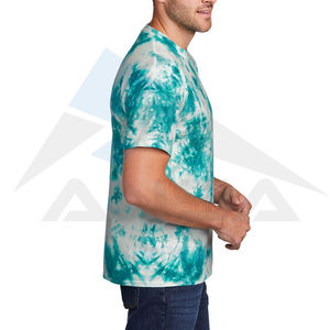 OEM Custom Cotton Multicolor <b>Tie</b> Dye Printed T Shirt for Men Loose <b>Tie</b> Dyed Streetwear-for Winter - Product Image 3