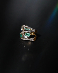 Premium Quality 9K Gold Diamond Polki <b>Ring</b> for Women <b>Indian</b> Ethnic Bridal Jewelry Luxury Wedding Party Wear Finger <b>Ring</b> - Product Image 4