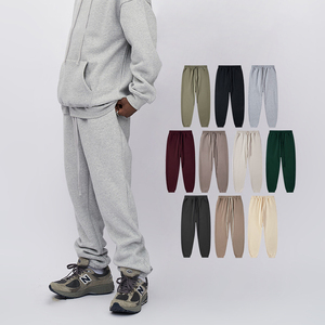 Pantalones de chándal MTR3401 fabricante personalizado color sólido forro polar pantalones de chándal Jogger para mujeres para hombres - Product Image 1