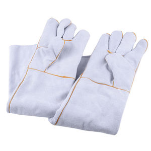 Nouveau 2025 vente chaude de haute qualité hommes meilleurs gants de soudage gants de travail d'hiver avec cuir de vache fendu - Product Image 1