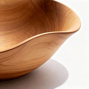 Elegante Tazón de Madera Curvado Hecho a Mano - Product Image 5
