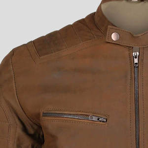 Veste en cuir pour homme automne-hiver, veste en cuir pour homme de la meilleure qualité, veste en cuir véritable pour homme, fabriquée au Pakistan - Product Image 3