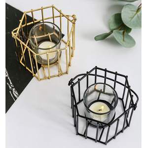 เชิงเทียนลวดตาข่ายกลิ่นหอมของตกแต่งบ้านที่มีกลิ่นหอมแบบกำหนดเองสำหรับเทียนในขวดประสบการณ์กลิ่นหอมแบบพรีเมี่ยม - Product Image 1