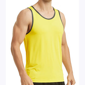 Débardeur Homme Personnalisé OEM en Polyester/Coton Écologique de Haute Qualité, Tricoté, Décontracté, Respirant, Séchage Rapide, Grandes Tailles, Sur Mesure - Product Image 1