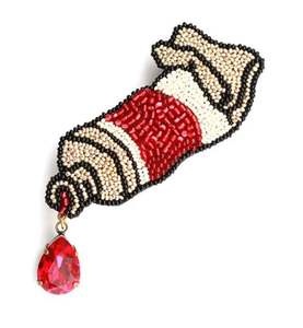 Llaveros con cuentas de aleación personalizados, bolso con cuentas de semillas encantador adornado a mano indio elegante a la moda, duradero y ecológico - Product Image 3