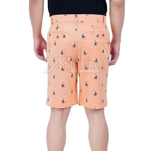 New Arrival <b>Men's</b> Printed Solid Pattern Casual <b>Shorts</b> Lightweight with Elastic Waist Closure Secure for Active Days with Pockets - Product Image 4