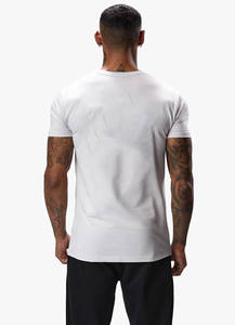 T-shirts pour hommes élégants et ajustés, 95% coton, 5% élasthanne, séchage rapide et grande taille, t-shirts vierges de haute qualité en gros, à porter - Product Image 3