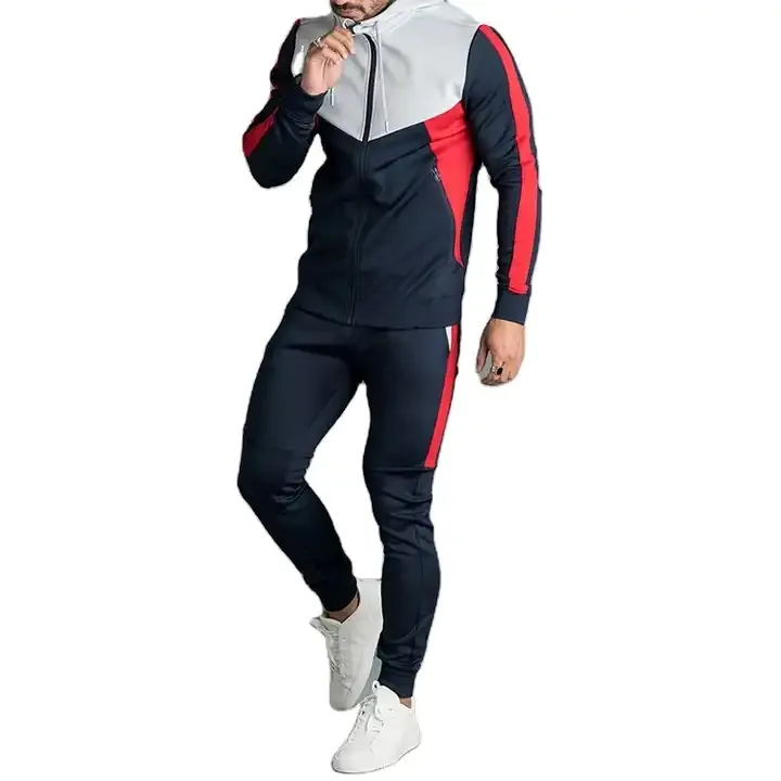 Özel eğitim Activewear OEM ve ODM moda streetwear takım eşofman toptan özel logo koşu spor ince donatılmış.