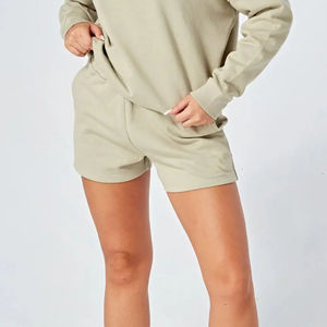 Vente en gros de shorts pour femmes Quickdry Streetwear 100% coton Shorts légers pour femmes Logo personnalisé - Product Image 5