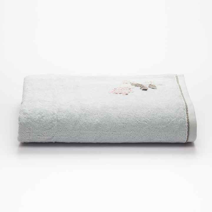Aryıldız Home Embroidered Bamboo Juliana Mint Towel 85X150