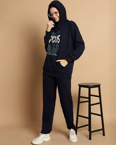 <b>Womens</b> Elegant Tracksuit Set Embroidered Jacket and Matching <b>Jogger</b> Pants Fashion Lounge Outfit Custom <b>Cheap</b> Price OEM - Product Image 5
