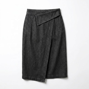 Private Label <b>Womens</b> Denim <b>Maxi</b> <b>Skirt</b> Cotton Denim Straight Fit Wholesale Factory Direct Supplier Bulk Supply - Product Image 3