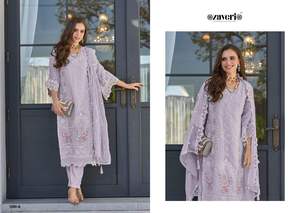 ผ้าออร์แกนซ่าซาลวาร์คอเมซดูปตาแบบดั้งเดิมของอินเดียปักลายแฟนซีโมติเวิร์คแฟชั่นผู้หญิงสวย - Product Image 4