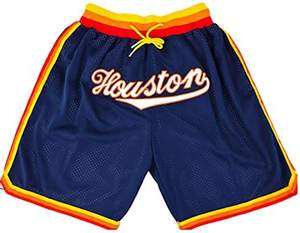 Short de Baseball en maille pour hommes, coupe ample, séchage rapide, avec poches à fermeture éclair, nouveauté, - Product Image 4