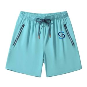 Ropa Deportiva para Hombre, Pantalones Cortos con Cremallera y Bolsillo para Entrenamiento, Correr y Gimnasio - Product Image 4