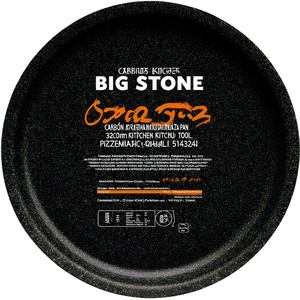 Plaque à pizza en aluminium antiadhésive (32cm) BIG STONE Noir 514324 - Product Image 3