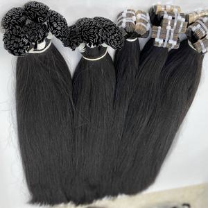 Extensiones de Cabello Remy Vietnamita de Alta Calidad, Fabricante Profesional, Clip-in, Doble Trama, Estilo Liso, Longitud OEM, PVC Virgen - Product Image 3