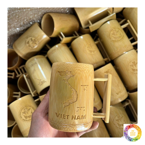 Tasse à thé en bambou naturel Tasse à thé en bois Gobelet en bambou de style japonais pour une utilisation quotidienne Cérémonie du thé et boire du café - Product Image 5