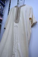 Tenue marocaine Thorbes prête-à-porter en lin, soie et polyester, décontractée, respirante, pour l'automne, grande taille, pour adultes, personnalisable ODM