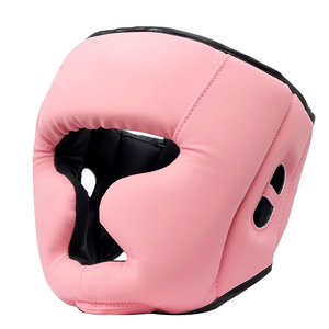Wholesale high quality OEM Boxing Headgear Martial Arts Helmet Protection Guard Sparring Leather Training Winning - Product Image 1