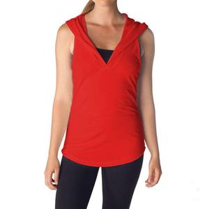 Camisetas sin mangas de poliéster 100% para mujer, personalizadas con logo, de secado rápido, ecológicas, ajustadas, sin mangas, para entrenamiento, de fábrica, baratas - Product Image 4