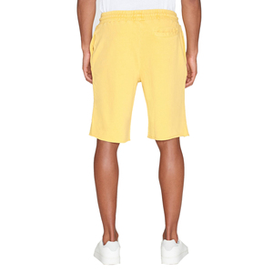 กางเกงขาสั้นลำลองผู้ชายผ้าฝ้าย 100% สวมใส่สบาย คุณภาพสูง ระบายอากาศได้ดี แห้งเร็ว เอวกลาง มีเชือกผูก ผ้าถักเนื้อแน่น - Product Image 4