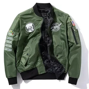 Pull-over zippé 100% coton personnalisé en usine OEM pour hommes blouson d'aviateur en tricot côtelé à fermeture éclair complète pour l'hiver style High Street - Product Image 4