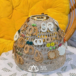 BOUCLES D'OREILLES EN ROTIN DU VIETNAM AVEC PRIX BON MARCHÉ + 84 961066080 Mme Heidi - Product Image 4
