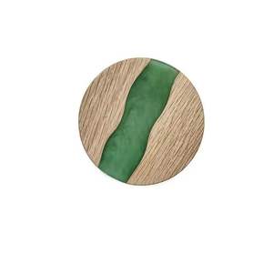 Exquisite Natural Marble and Wooden Marble Double Tone Coasters for Elegant Home Decor and Dining <b>Table</b> <b>Protection</b> - Product Image 4