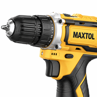 Perceuse électrique sans fil Maxtol D8626 12V, perceuse-visseuse à moteur brossé, mandrin 10 mm, 26 Nm, avec 2 batteries et chargeur