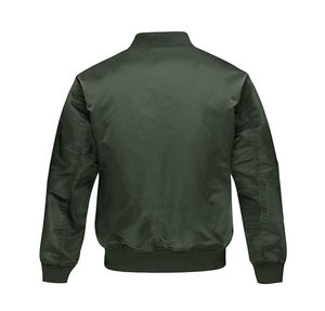 แจ็คเก็ตบอมเบอร์ผู้ชายแบบขายส่งสั่งทำพิเศษ แจ็คเก็ตบอมเบอร์เบสบอลผ้าไนลอนและโพลีเอสเตอร์สำหรับผู้ชาย - Product Image 2