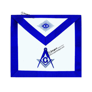 Masonic Regalia Grand Past Master Machine Delantal bordado Diseño personalizado CAPLÁN LAMCO DELANTAL BORDADO - Product Image 6