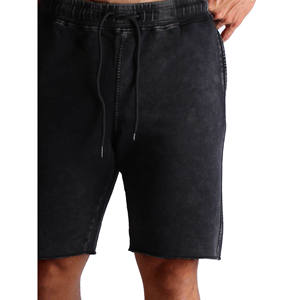 Pantalones cortos de sudor personalizados lavado con ácido servicios OEM último diseño pantalones cortos de sudor lavado con ácido hechos en Pakistán bordado de impresión - Product Image 3