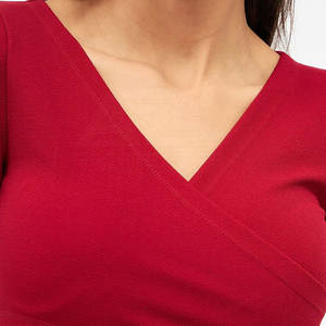 Camisetas cortas ajustadas para mujer Diseño básico en blanco en todos los colores y tallas para el verano - Product Image 6