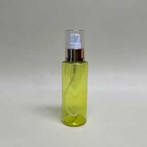 100mL melocotón PET botella de bomba de plástico dispensador de loción cosmética con cuello dorado para el cuidado de la piel, lavado corporal, botella cosmética de champú - Product Image 3
