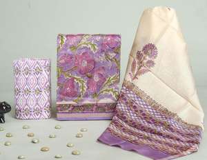 Tela de Algodón Tejida con Motivos Pequeños de Primera Calidad, con Borde de Diseño, Sin Costuras, Estampado Floral, para Trajes Étnicos de Verano, Venta al Por Mayor - Product Image 5